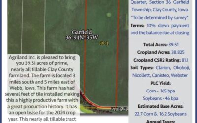 39.51 Acres in Garfield Township
