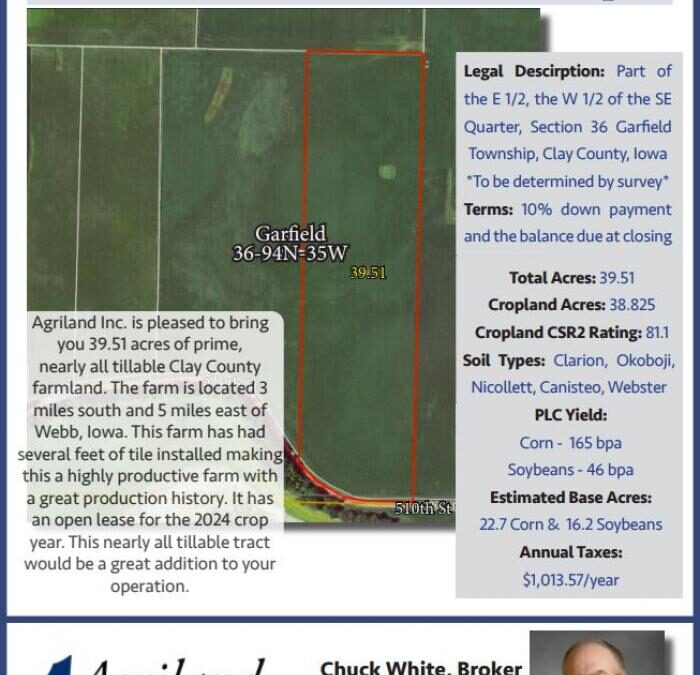 39.51 Acres in Garfield Township