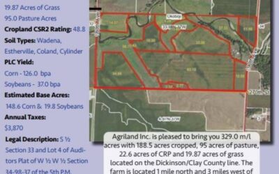 329 Acres for Sale in Dickinson County